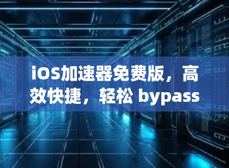 iOS加速器免费版，高效快捷，轻松 bypass 离款